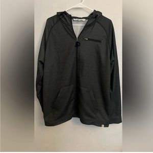 Colosseum Dark Gray Zip-Up Sweatshirt